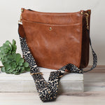 Marlee Leopard Strap Crossbody Purse
