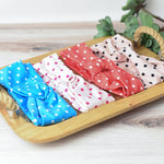 Twist Front Polka Dot Head Wraps