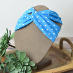 Twist Front Polka Dot Head Wraps