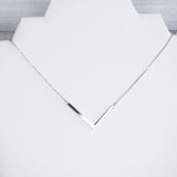 Large Letter / Initial Necklace In Silver