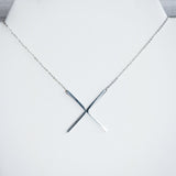 Large Letter / Initial Necklace In Silver