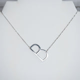 Large Letter / Initial Necklace In Silver