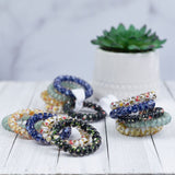Large Lauren Lane Hair Coil Set in Autumn Floral