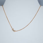 Gold Dipped Mini Sideways Letter Necklace