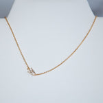 Gold Dipped Mini Sideways Letter Necklace