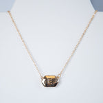 Ivory Shell Reversible Initial Letter Necklace