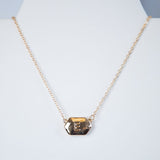 Ivory Shell Reversible Initial Letter Necklace