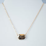 Ivory Shell Reversible Initial Letter Necklace