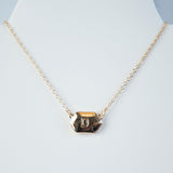 Ivory Shell Reversible Initial Letter Necklace