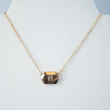 Ivory Shell Reversible Initial Letter Necklace