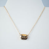 Ivory Shell Reversible Initial Letter Necklace