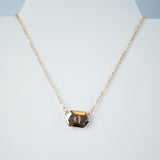 Ivory Shell Reversible Initial Letter Necklace