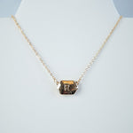 Ivory Shell Reversible Initial Letter Necklace