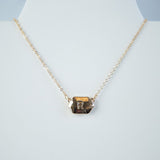 Ivory Shell Reversible Initial Letter Necklace