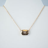 Ivory Shell Reversible Initial Letter Necklace