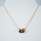 Ivory Shell Reversible Initial Letter Necklace