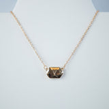 Ivory Shell Reversible Initial Letter Necklace