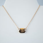 Ivory Shell Reversible Initial Letter Necklace