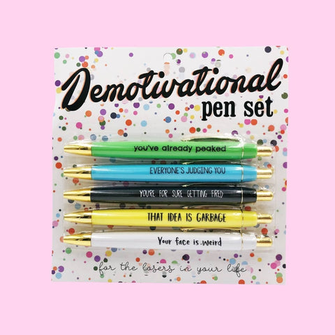 FUN CLUB - Demotivational Pen Set