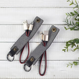Key Chain with iPhone Charging Cable