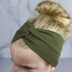 Twist Front Head Wrap / Headbands - Child Size