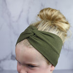 Twist Front Head Wrap / Headbands - Child Size