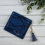 Chelsea Snake Print Wallet and Snap Pouch