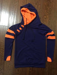 Navy/Orange Varsity Hoodie