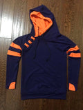 Navy/Orange Varsity Hoodie