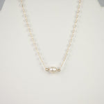 Mara Beaded and Fresh Water Pearl Pendant Necklace