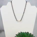 Mara Beaded and Fresh Water Pearl Pendant Necklace