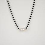 Mara Beaded and Fresh Water Pearl Pendant Necklace