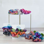 Hair Scrunch Set in Rainbow Mermaid Shimmer