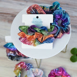 Hair Scrunch Set in Rainbow Mermaid Shimmer