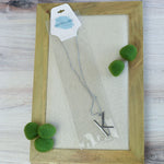Large Letter / Initial Necklace In Silver