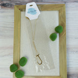 Large Letter / Initial Necklace in Gold