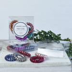 Medium Lauren Lane Hair Coil Set in Jewel Tones