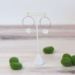 Haley Natural Stone Dangle Earrings