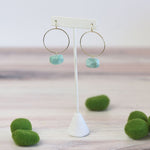 Haley Natural Stone Dangle Earrings