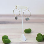 Haley Natural Stone Dangle Earrings