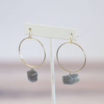 Haley Natural Stone Dangle Earrings