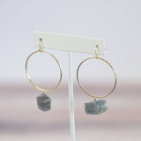 Haley Natural Stone Dangle Earrings