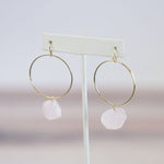 Haley Natural Stone Dangle Earrings
