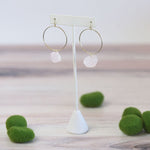 Haley Natural Stone Dangle Earrings