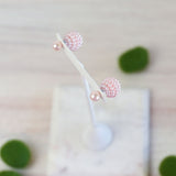 Mini Pearl Double Stud Earrings