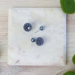 Mini Pearl Double Stud Earrings