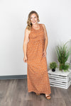 IN STOCK Rust Floral Maxi Dress FINAL SALE