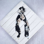 Boho Floral Hair Scarf