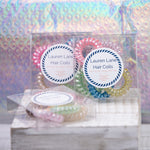 Medium Lauren Lane Hair Coil Set in Pastel Glitter