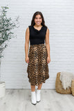 Carefree Animal Print Skirt